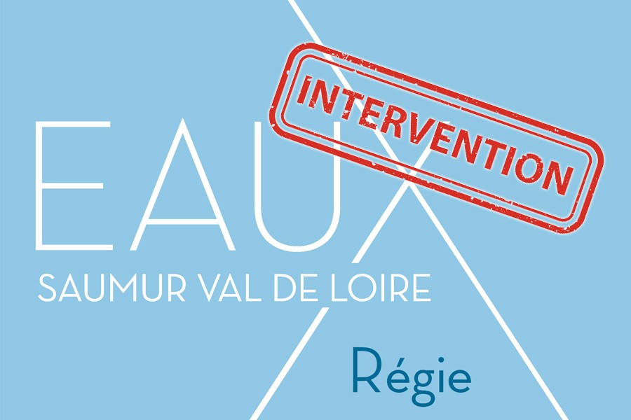 Intervention sur le réseau d'eau