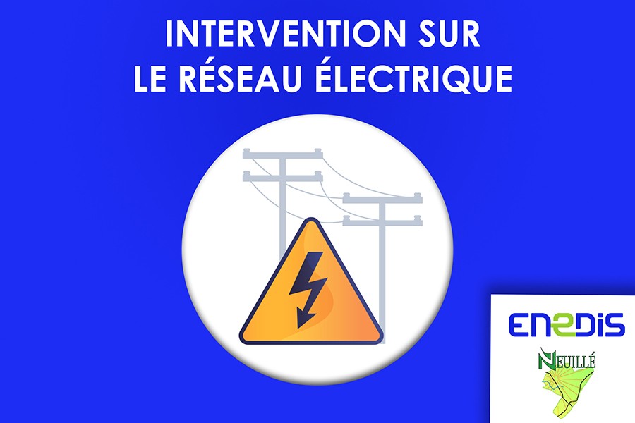 Intervention sur le réseau électrique