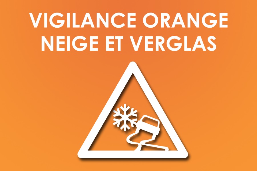 Vigilance orange Neige-Verglas