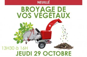 Broyage de vos végétaux