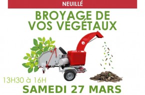 Broyage de vos végétaux