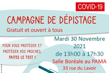 Campagne de dépistage COVID-19 à Allonnes et aux alentours