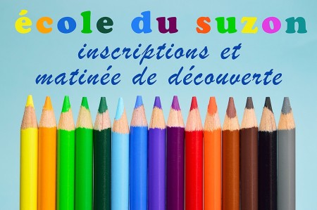 Inscriptions et matinée de découverte à l'école du Suzon
