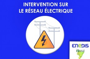 Intervention sur le r&eacute;seau &eacute;lectrique