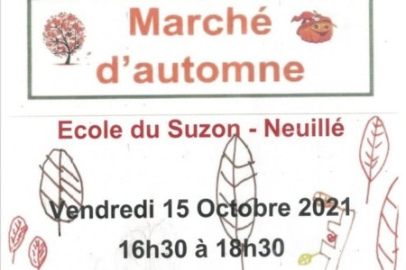 Marché d'automne de l'école du Suzon