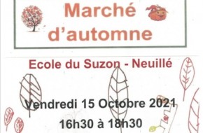 Marché d'automne de l'école du Suzon