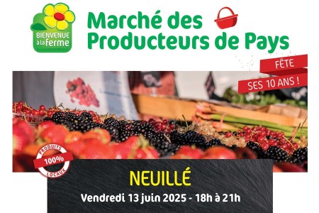 Marché des producteurs à Neuillé
